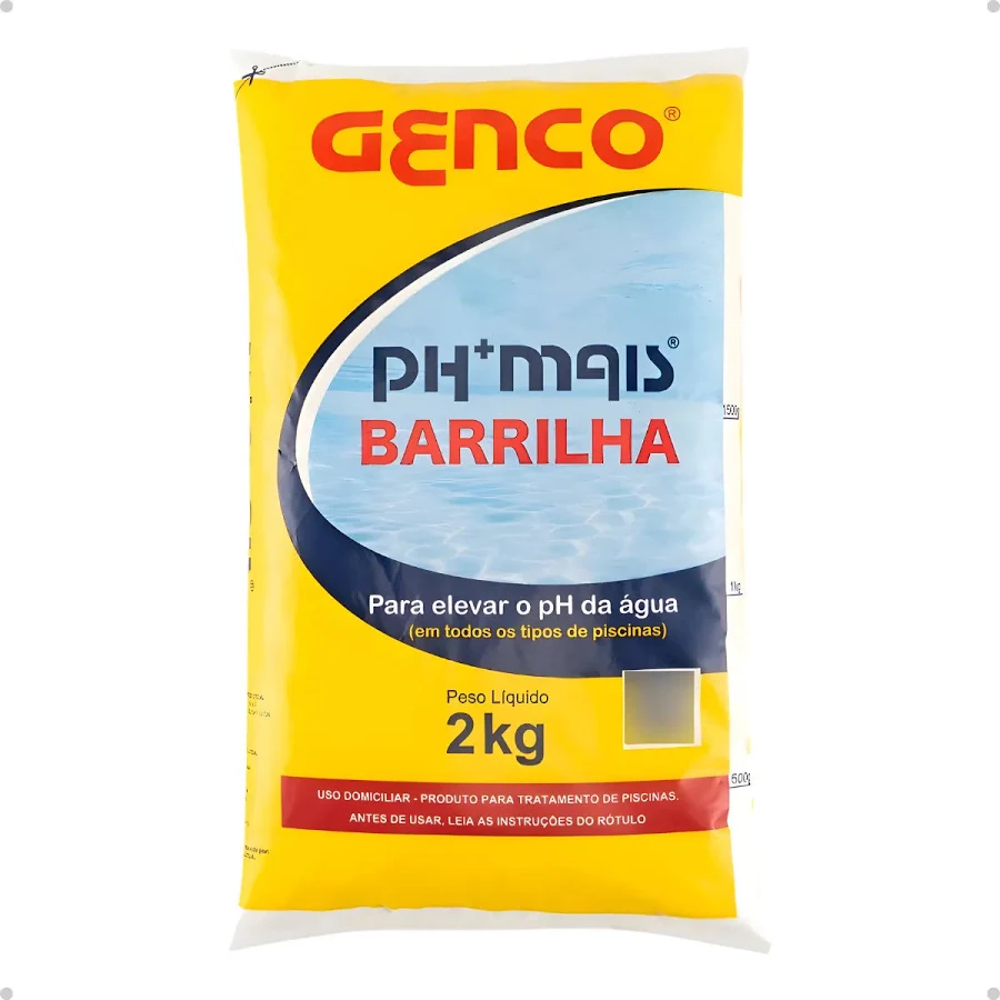 Elevador De Ph + Barrilha Genco 2kg