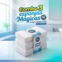 Kit 3 Esponjas Mágicas Limpa Bordas