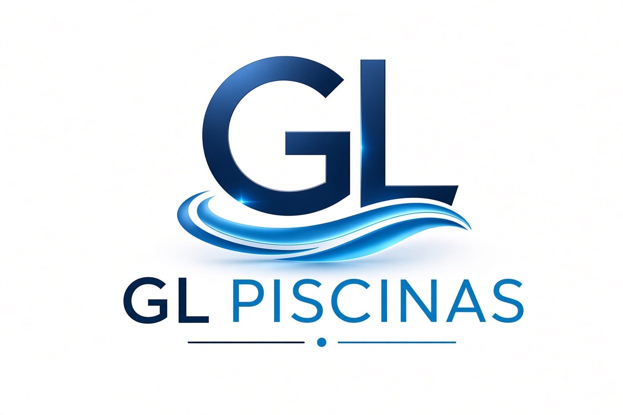 Logo oficial da GL Piscinas em Maricá e Niterói
